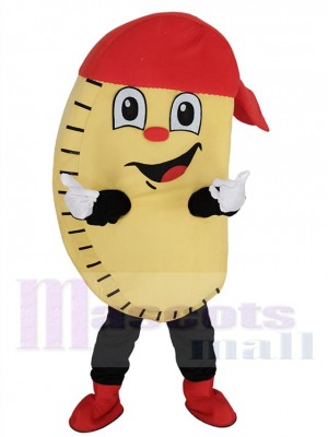 Empanada délicieuse Mascotte Costume Pour les têtes de mascotte adultes