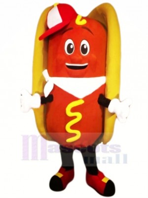 Content Hot-dog Mascotte Costume Dessin animé