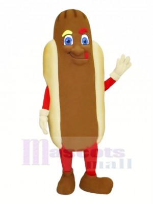 Haute Qualité Hot-dog Mascotte Costume Dessin animé