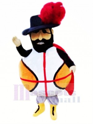 Basketball Pirate Mascotte Costume Dessin animé