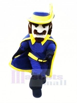 Cavalier dans Bleu Mascotte Costume Gens