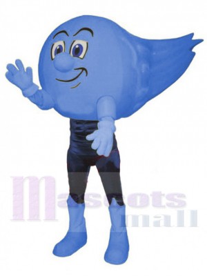 La comète bleue Columbia Costume de mascotte Dessin animé