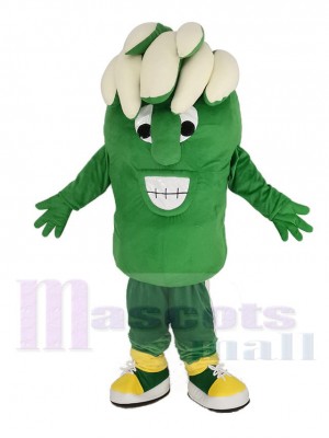 Drôle Vert Vague Mascotte Costume