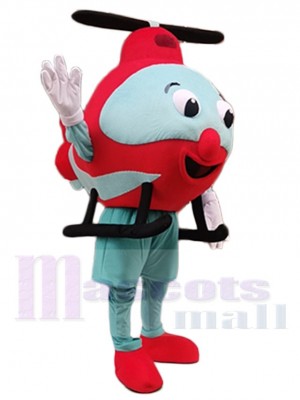 Hélicoptère costume de mascotte