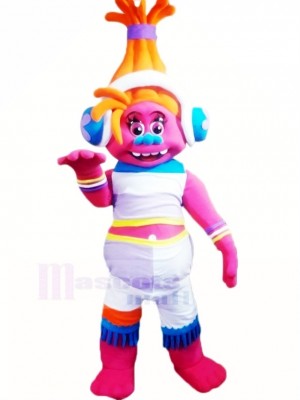 Trolls DJ Suki Mascotte Costume Dessin animé