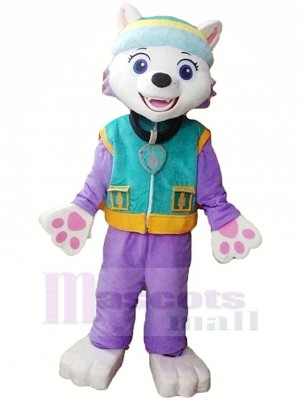 Patte Patrouille Paw Patrol Everest Mascotte Costume Dessin animé