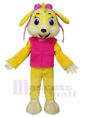 Chien costume de mascotte