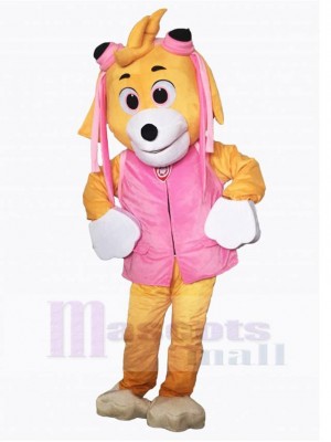 Chien costume de mascotte