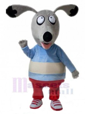Chien costume de mascotte