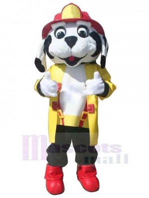 Chien de feu professionnel mignon Costume de mascotte Animal