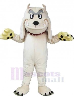 Chien Shar Pei blanc Costume de mascotte Animal