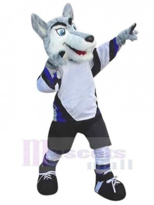 Chien husky Costume de mascotte Animal dans Vêtements de sport