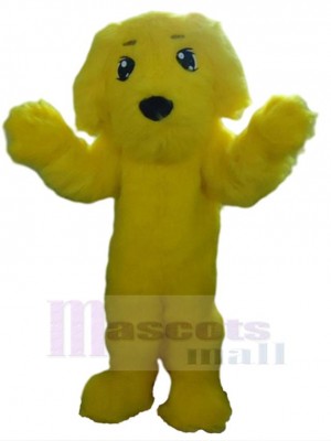 Chien jaune mignon Costume de mascotte Animal aux grands yeux