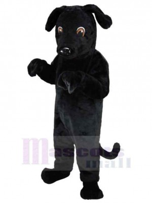 Chien noir de qualité supérieure Costume de mascotte Animal