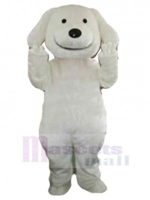 Chien Chiot Blanc Costume de mascotte Animal Déguisements