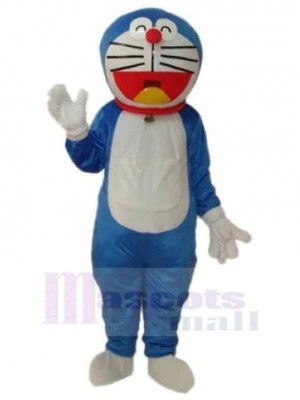 Chat Doraemon heureux Costume de mascotte dessin animé