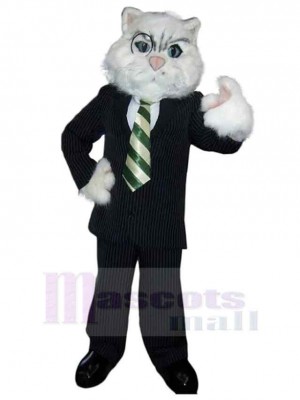 Chat doux Costume de mascotte Animal en costume noir