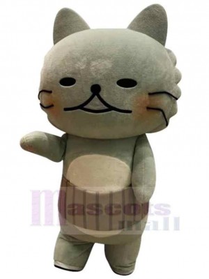 Adorable petit chat gris Costume de mascotte Animal