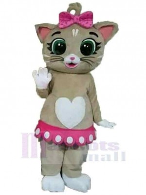 Chat costume de mascotte