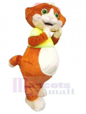 Chat costume de mascotte