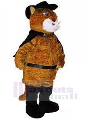 Chat brun Costume de mascotte Animal avec des chaussures noires