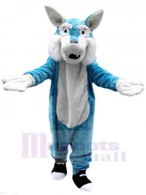 Loup costume de mascotte