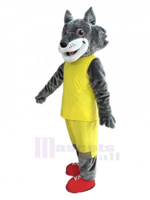 Loup costume de mascotte