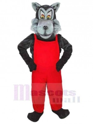 Loup costume de mascotte