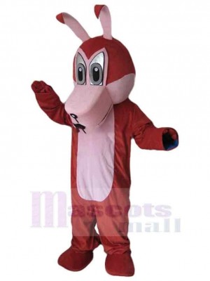 Loup rouge mignon Costume de mascotte Animal