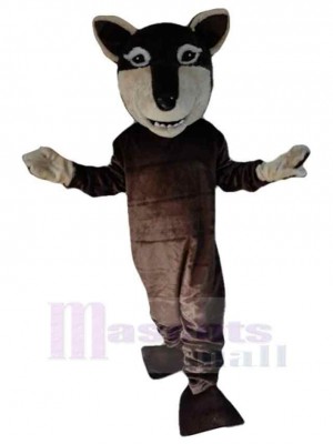 Loup costume de mascotte