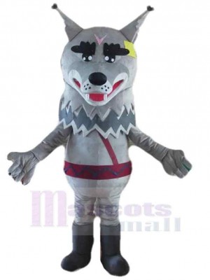 Loup costume de mascotte