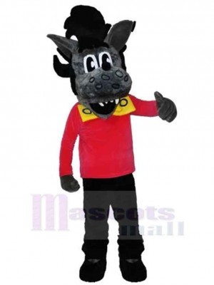 Loup costume de mascotte