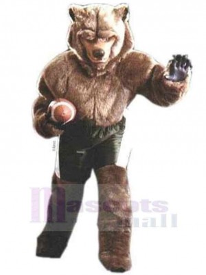 Loup brun Costume de mascotte Animal avec short de sport