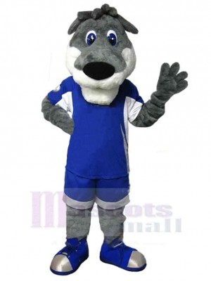 Adorable loup gris Costume de mascotte Animal