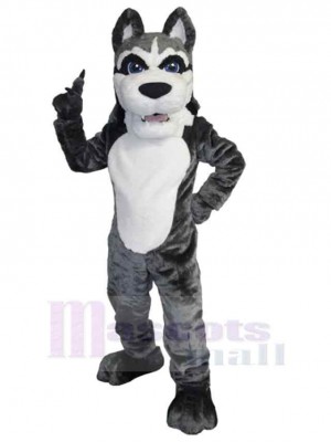 Grand loup de haute qualité Costume de mascotte Animal