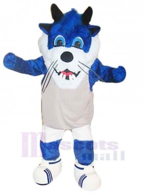 Tigre bleu sport Costume de mascotte Animal