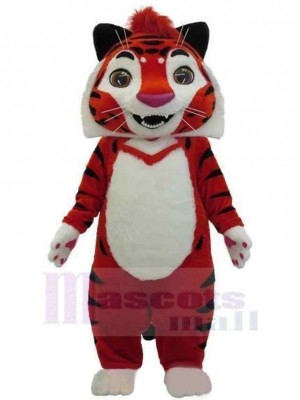 Matière douce Bébé Tigre Costume de mascotte Animal