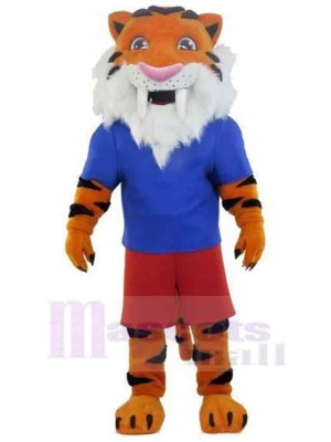 Tigre costume de mascotte