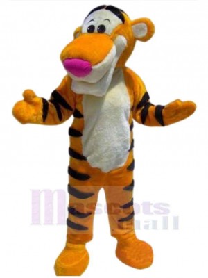 tigre Costume de mascotte Animal avec nez rose