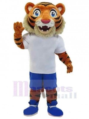 Joueur de tigre fort Costume de mascotte Animal