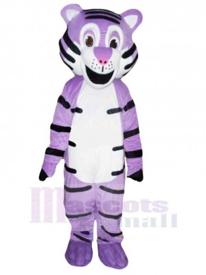 Tigre violet mignon Costume de mascotte Animal