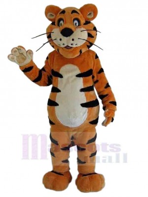 Tigre orange docile Costume de mascotte Animal