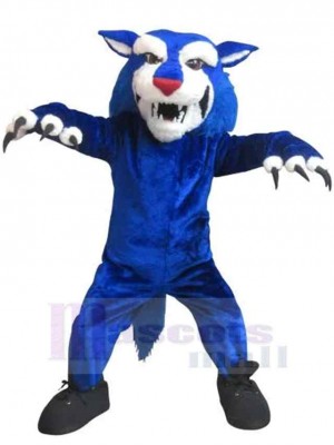 Tigre bleu aux pattes pointues Costume de mascotte Animal