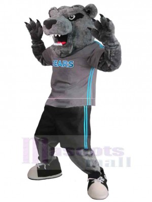 Tigre gris sport Costume de mascotte Animal