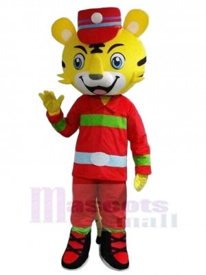 Tigre costume de mascotte