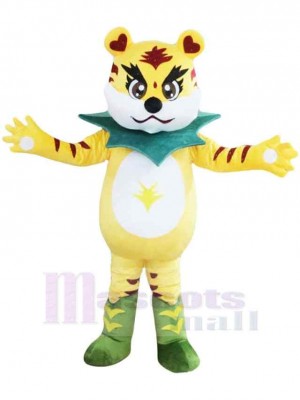 Tigre costume de mascotte