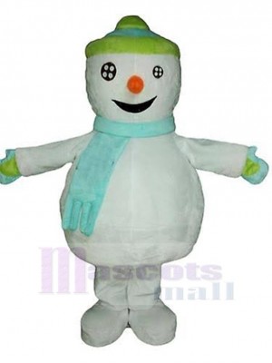 Bonhomme de neige costume de mascotte