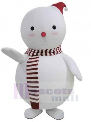 Bonhomme de neige costume de mascotte