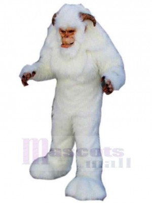 Bonhomme de neige long en laine Yeti Mascotte Costume Dessin animé