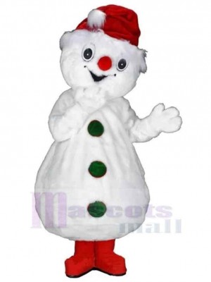 Bonhomme de neige costume de mascotte